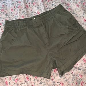 Levi’s olive green shorts